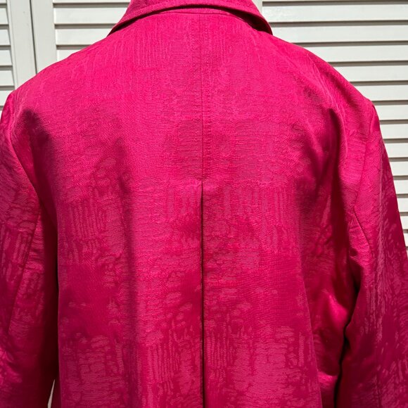 Chico’s Jacquard Button-Front Jacket – Pink – Size 3P Petite - Picture 6 of 11